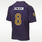Lamar Jackson Baltimore Ravens Big Kids' Game Jersey