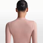 NikeSKIMS Weightless Layers Women's Mock-Neck Long-Sleeve Top