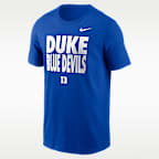 Duke Sideline Slogan Men's Nike Dri-FIT College Long-Sleeve T-Shirt