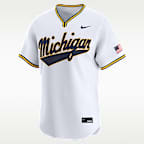 Michigan Men's Nike College Limited Baseball Jersey
