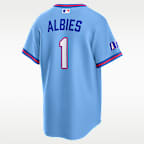 Ozzie Albies Atlanta Braves City Connect Men's Nike MLB Stadium Jersey