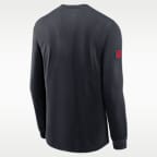 Houston Texans Sideline Team Issue Men's Nike Dri-FIT NFL Long-Sleeve T-Shirt