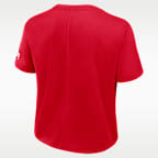 Ohio State Premium Performance Women's Nike Dri-FIT Cropped Top