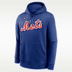 Francisco Lindor New York Mets Club Men's Nike MLB Pullover Hoodie