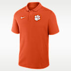 Clemson Primetime Victory Primary Logo Men's Nike Dri-FIT College Polo
