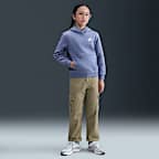 Sudadera con gorro sin cierre para niños talla grande Nike Sportswear Club Fleece
