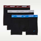 Pánské bavlněné strečové boxerky Nike Essential (3 kusy)