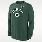 Green Bay Packers Club Men's Nike NFL Pullover Crew