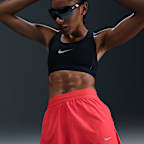 Shorts de correr Dri-FIT de tiro medio 2 en 1 para mujer Nike Swift