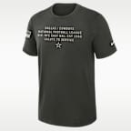 Dallas Cowboys Salute to Service Men's Nike Dri-FIT NFL T-Shirt