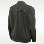 New York Jets Rivalries Collection Sideline Men's Nike NFL Full-Zip Bomber Jacket