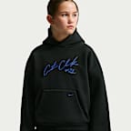 Sudadera con gorro sin cierre de tejido Fleece cepillado Therma-FIT para niña talla grande Nike Standard Issue