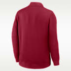 Alabama Coaches Men's Nike Dri-FIT College Long-Sleeve 1/2-Zip Top
