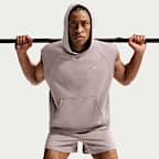 Nike N.A.C. Men's Dri-FIT Fleece Sleeveless Training Hoodie