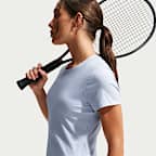 Playera de tennis de manga corta Nike Victory Dri-FIT para mujer