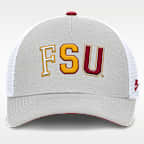 Gorra de rejilla universitaria Nike ajustable para hombre Florida State Legacy Basketball Rise