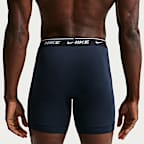 Nike Essential Men's Cotton Stretch Boxer Briefs (3-Pack)