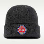Detroit Pistons Peak Nike Hardwood Classics Beanie