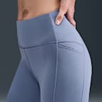 Leggings de correr de tiro alto de 7/8 con bolsillos para mujer Nike Swift