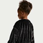 Nike Toddler Swoosh Sparkle 2-Piece Velvet Pants Set