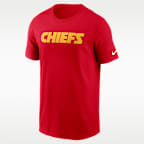 Kansas City Chiefs Primetime Wordmark Essential Men's Nike NFL T-Shirt