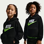 Sudadera con gorro sin cierre para niños talla pequeña Nike Club Chenille