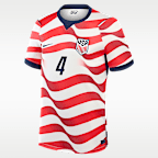 Tyler Adams USMNT 2026 Stadium Home Men's Nike Dri-FIT Soccer Jersey
