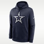 Sudadera con gorro sin cierre Nike de la NFL para hombre Dallas Cowboys Logo Club