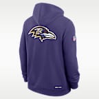 Baltimore Ravens Alt Standard Issue Men's Nike Dri-FIT NFL Pullover Hoodie