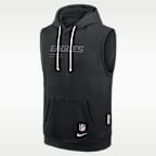 Philadelphia Eagles Sideline Men's Nike Dri-FIT NFL Sleeveless Pullover Hoodie
