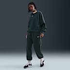 Pantalon de survêtement oversize à taille haute Nike Sportswear Phoenix Fleece pour Femme