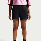 Calções de cintura normal de lã cardada de peso médio Nike Studio para mulher