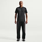 Nike Tech fleecebroek met kleurblokken en open zoom voor heren