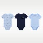 Nike E1D1 Baby Mix and Match Bodysuits (3-Pack)