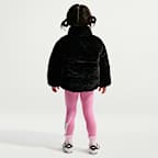Nike Toddler Quilted Faux Fur Jacket