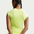 Playera de correr de manga tipo casquillo Dri-FIT para mujer Nike Tempo Swoosh