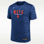 Playera Nike Dri-FIT de la MLB para hombre New York Mets Authentic Collection