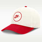 Gorra universitaria Nike Dri-FIT ajustable con estructura A-Frame para hombre Georgia Rise