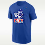 Playera universitaria Nike para hombre Nike Boise State Anniversary "Blue Turf"