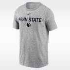 Playera universitaria Nike para hombre Penn State Campus 2-Hit