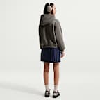 Nike Sportswear Studio Fleece Oldrr Kids' (Girls') Oversized Full-Zip Hoodie