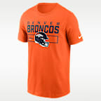 Denver Broncos Helmet Essential Men's Nike NFL T-Shirt