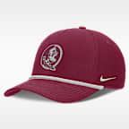 Florida State Sideline Rope Rise Men's Nike College Adjustable Hat