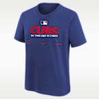 Chicago Cubs 2026 Postseason Authentic Collection Big Kids' Nike MLB T-Shirt