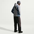 Casaco Windrunner em lã cardada com fecho completo e bloco de cor Nike Tech para homem
