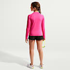 Playera de manga larga Dri-FIT UV para niña talla grande Nike Swim Hydroguard