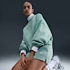 Shorts de tiro medio de 10 cm para mujer Nike Sportswear Phoenix Fleece