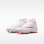 Tacos de futbol para terrenos múltiples de corte high para niños grandes Nike Jr. Mercurial Superfly 11 Academy