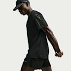 Haut de running d'hiver à manches courtes Dri-FIT Nike Stride pour homme