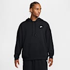 Sudadera con gorro sin cierre de French Terry oversized para hombre Nike Club Fleece
